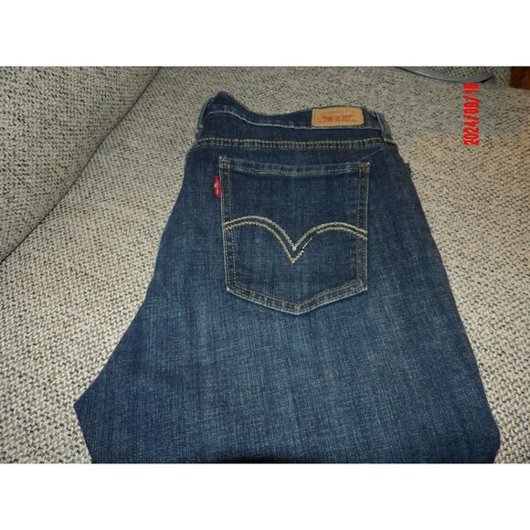 Womens‎ Levi's 515 Boot Cut Stretch Jeans. Size 12 Blue. 28 " Inseam. Western - Picture 1 of 6